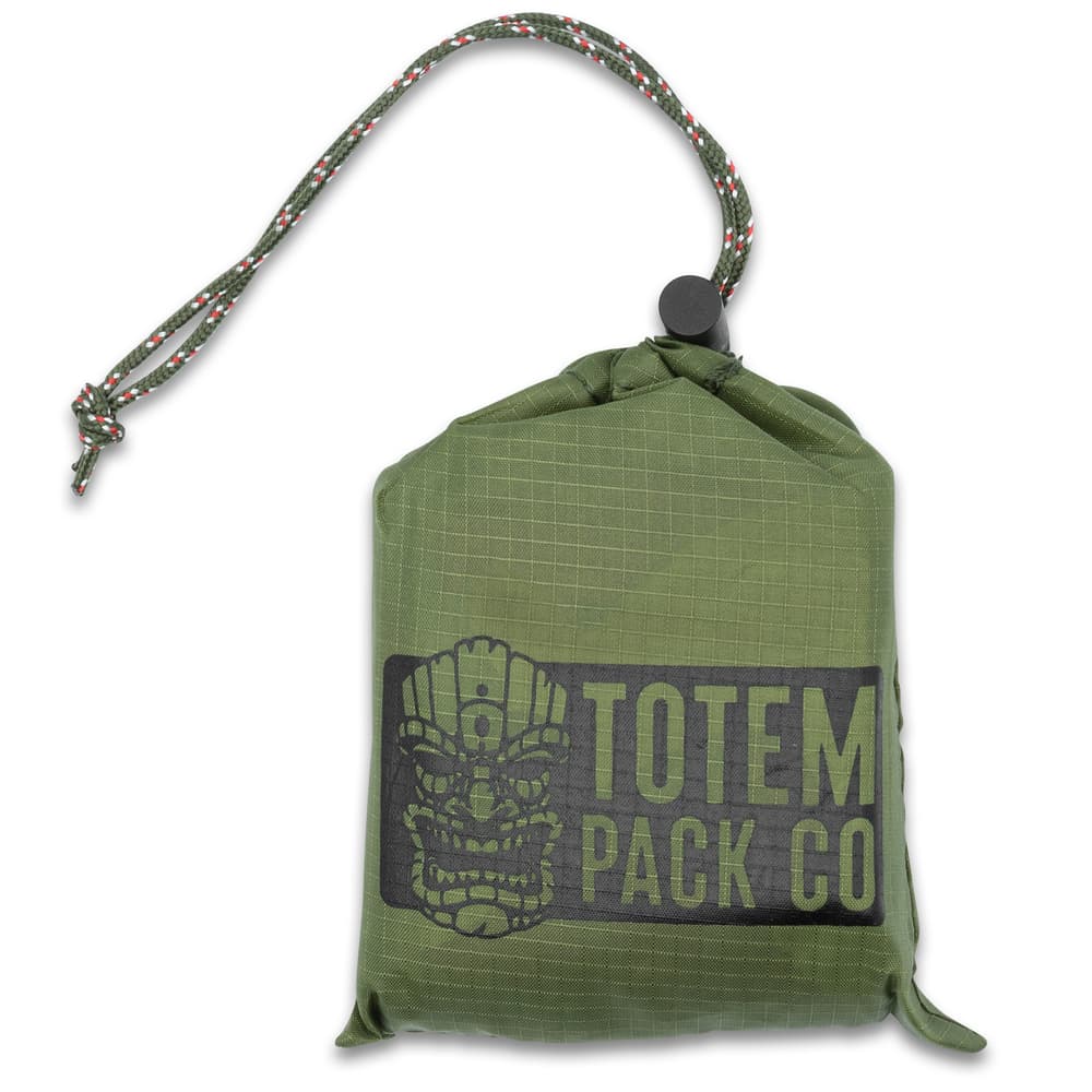Full image of the Rain Poncho carrying bag. image number 2